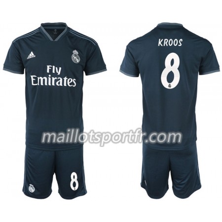 Maillot de Foot Real Madrid KROOS 8 Enfant Exterieur 2018/19